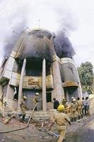Muslim-owned shop on fire