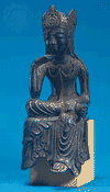 Miroku (Maitreya) in meditation, Japanese, Asuka period, 7th c AD